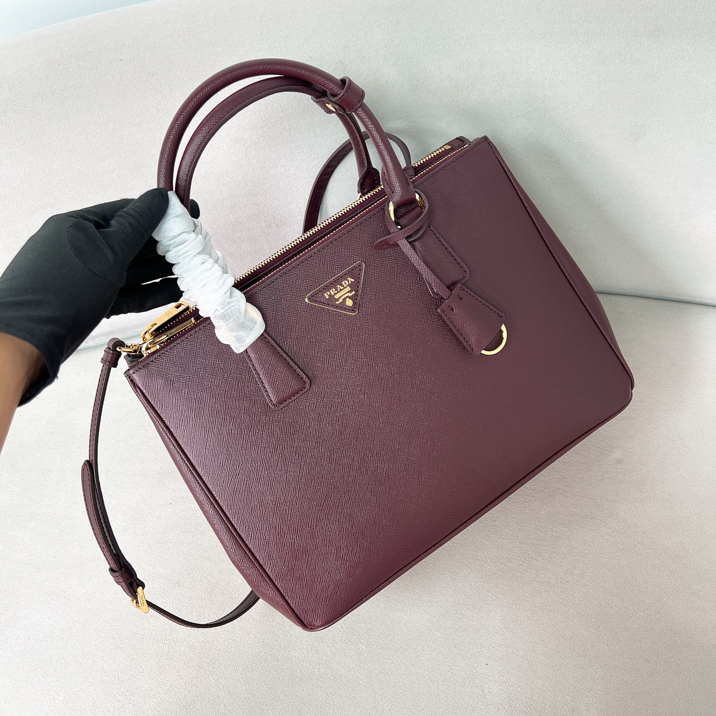 프라다 Prada 1BA274 Galleria Saffiano 라지 갤러리아 가죽 백 32CM