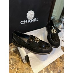 샤넬 CHANEL 22K G39606 로퍼 Black