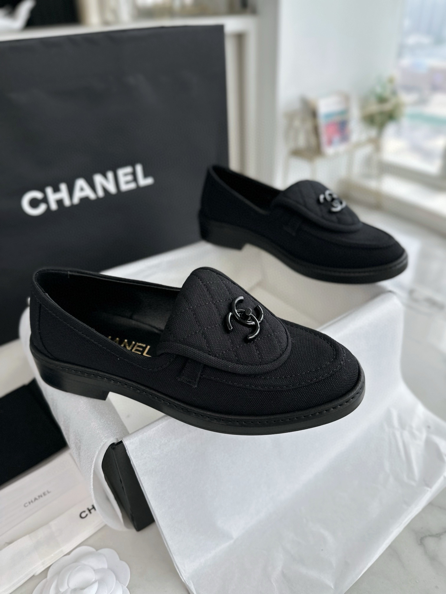 샤넬 CHANEL 로퍼 Black