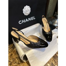 샤넬 CHANEL 22C G39220 Slingbacks 슬링 Black