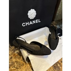 샤넬 CHANEL 23P G31319 Slingbacks 슬링 Black