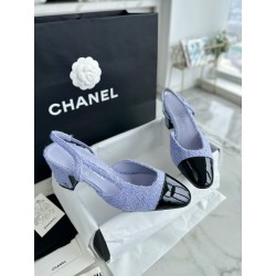 샤넬 CHANEL 24B G31318 Slingbacks 슬링 purple