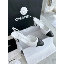 샤넬 CHANEL 24K G31318 Slingbacks 슬링 White
