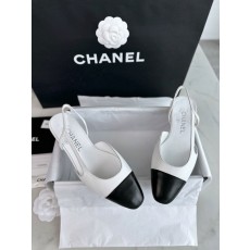 샤넬 CHANEL 24K G31319 Slingbacks 슬링 White