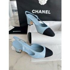 샤넬 CHANEL 24S G31318 Slingbacks 슬링 Blue
