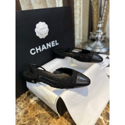 샤넬 CHANEL G31319 Slingbacks 슬링 Black