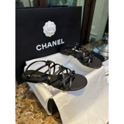 샤넬 CHANEL 23C 샌들 Black