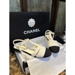 샤넬 CHANEL 23C 샌들 White
