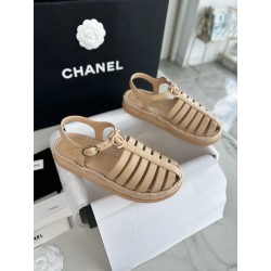 샤넬 CHANEL 24C 샌들 Apricot