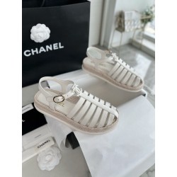 샤넬 CHANEL 24C 샌들 White