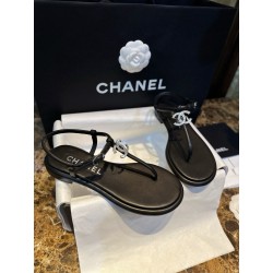 샤넬 CHANEL 24c G39728 샌들 Black
