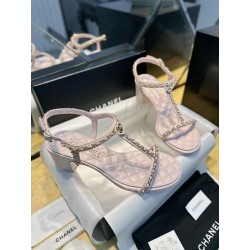샤넬 CHANEL 25C 샌들 Pink
