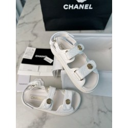 샤넬 CHANEL 샌들 White gold