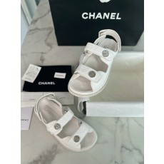 샤넬 CHANEL 샌들 White silver