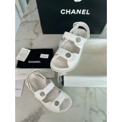 샤넬 CHANEL 샌들 White silver