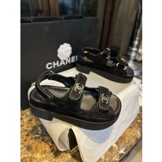 샤넬 CHANEL 23P 샌들 Black