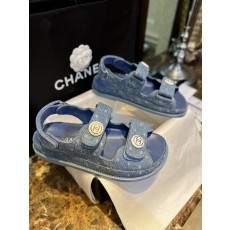 샤넬 CHANEL 23P G35927 샌들 Blue