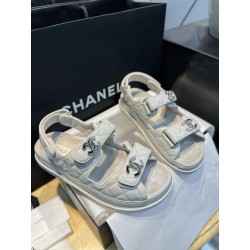 샤넬 CHANEL 25P G35927 샌들 White