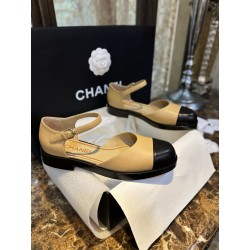 샤넬 CHANEL 23P G39858 메리제인 슈즈 Apricot