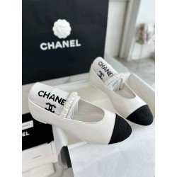 샤넬 CHANEL 24C G02689 메리제인 슈즈 White