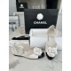 샤넬 CHANEL 24P G45497 메리제인 슈즈 White