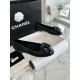 샤넬 CHANEL 24P 플랫 Black