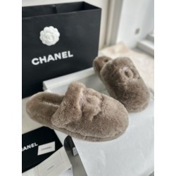 샤넬 CHANEL 24B 슬리퍼 Khaki