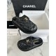 샤넬 CHANEL 24C 슬리퍼 Black