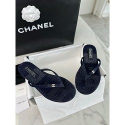 샤넬 CHANEL 24S G45716 슬리퍼 Blue