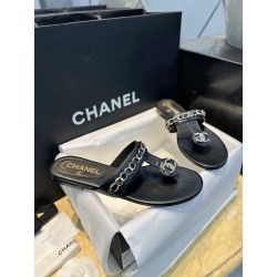 샤넬 CHANEL 25s G46405 슬리퍼 Black