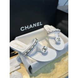 샤넬 CHANEL 25s G46405 슬리퍼 White