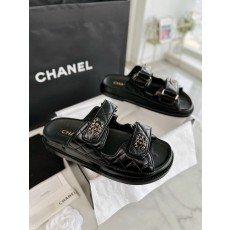 샤넬 CHANEL 24P G45507 Mules 뮬 Black