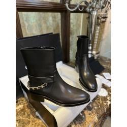 샤넬 CHANEL 23A 쇼트 부츠 Black