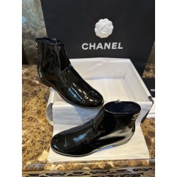 샤넬 CHANEL 23A 앵클 부츠 Black