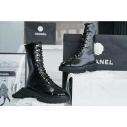 샤넬 CHANEL 23C 앵클 부츠 Black