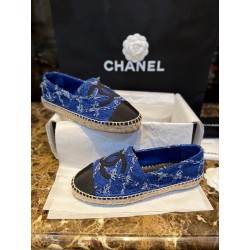 샤넬 CHANEL 23C 에스파드리유 Blue