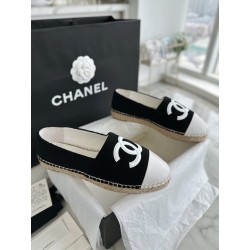 샤넬 CHANEL 24P 에스파드리유 Black