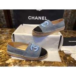 샤넬 CHANEL 에스파드리유 Blue
