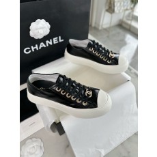 샤넬 CHANEL 24P 스니커즈 Black