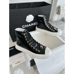 샤넬 CHANEL 24P 스니커즈 Black
