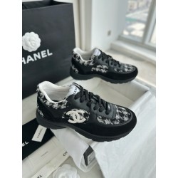샤넬 CHANEL 24P G38299 스니커즈 Black