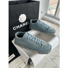 샤넬 CHANEL 24S G38809 스니커즈 Blue