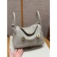 에르메스 Hermes Lindy 26cm Clemence 80 Girs Perle/gold