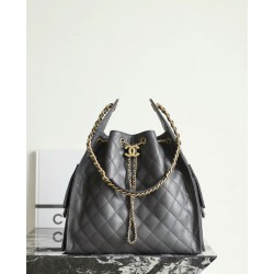 샤넬 CHANEL 25c AS5311 25Medium Handbag C-502 Dark grey 30cm