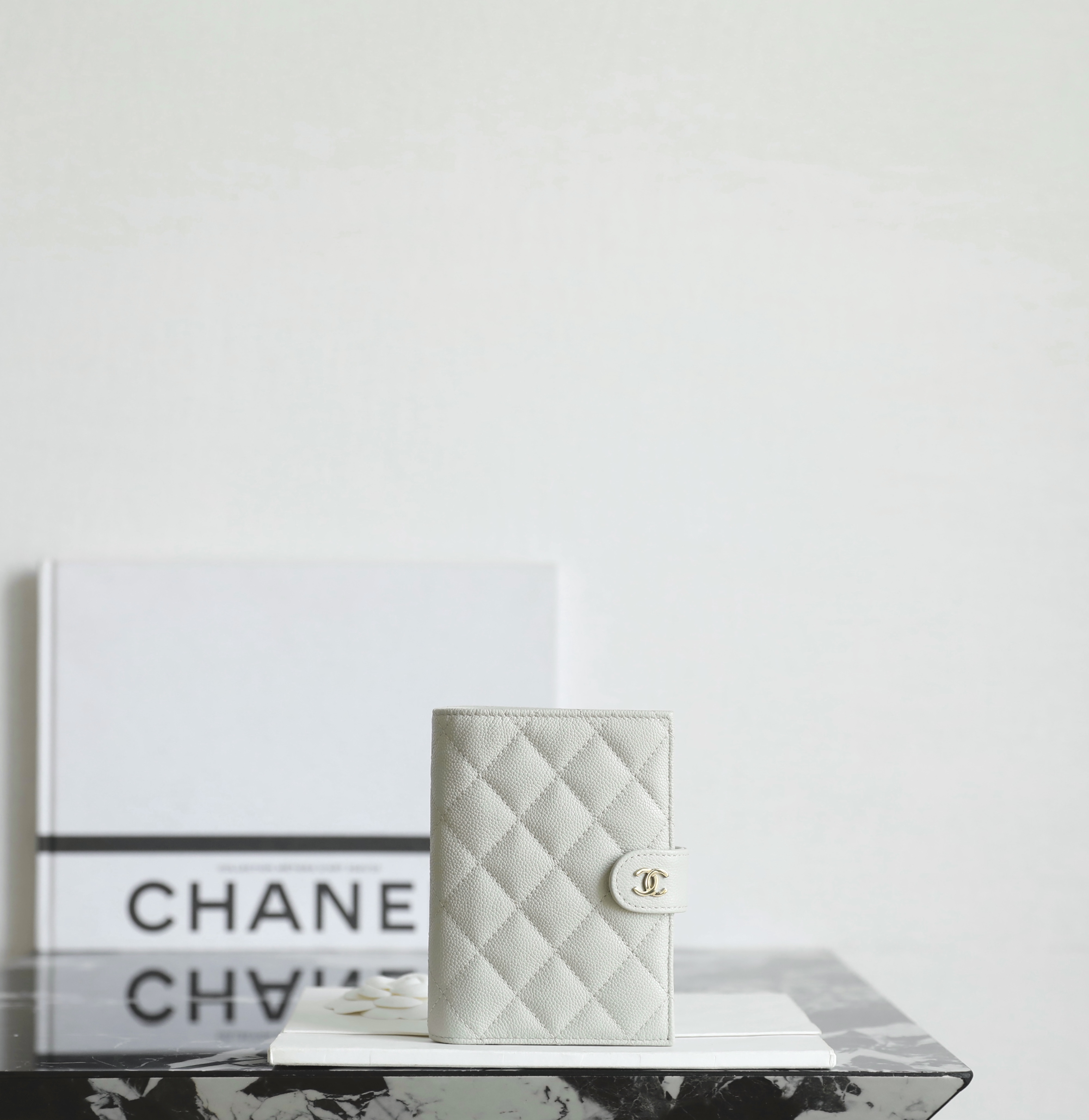 샤넬 Chanel Passport Holder C-55 grey