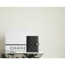 샤넬 Chanel Passport Holder C-55 Black silver