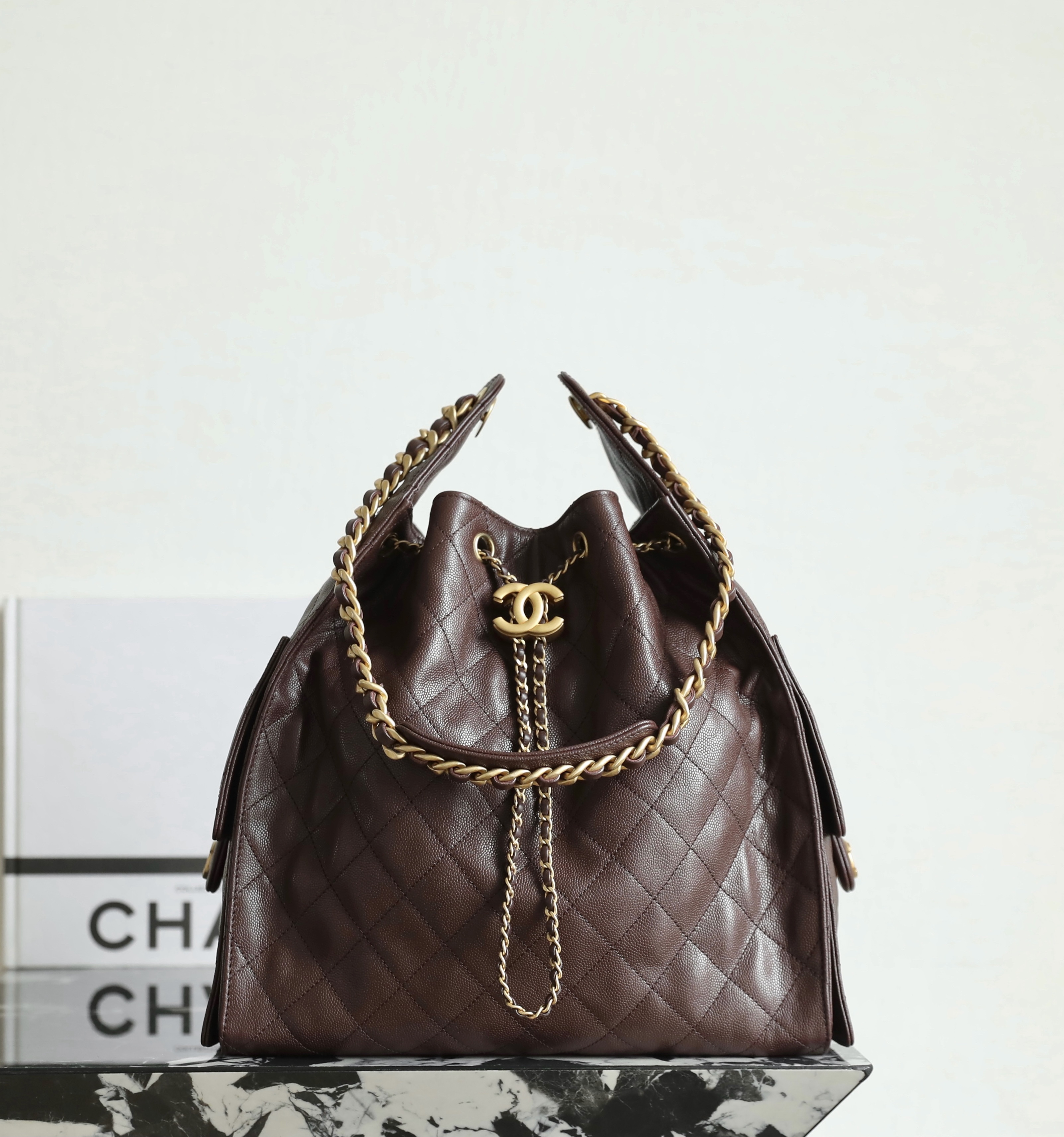 샤넬 CHANEL 25c AS5311 25Medium Handbag C-502 Fondant 30cm