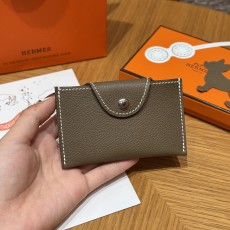 에르메스 Hermes Iliade 10.5cm Evercolor 18 Etoupe/silver