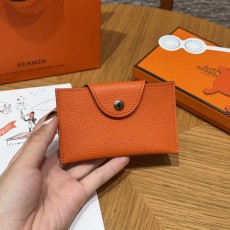 에르메스 Hermes Iliade 10.5cm Evercolor 93 Orange/silver