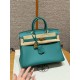 에르메스 Hermes Birkin 25cm Swift 7F Blue Paon and 0R Rose Pop/gold